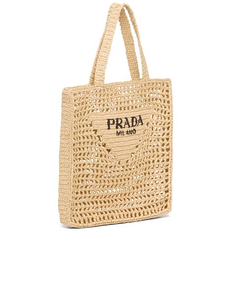 prada borsa rafia|prada raffia leather bag.